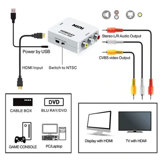 مبدل HDMI به AV مدل HDMI2AV 103020745